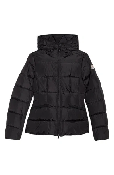 Moncler Avoce Hooded Down Jacket In Black