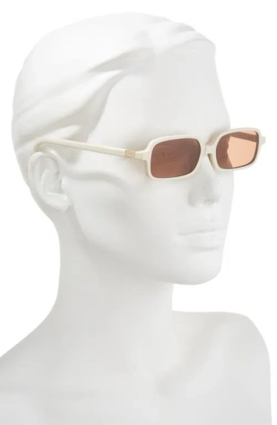 Miu Miu 52mm Rectangular Sunglasses In Brown