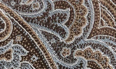 Nordstrom Tilden Paisley Jacquard Silk Tie In Gray