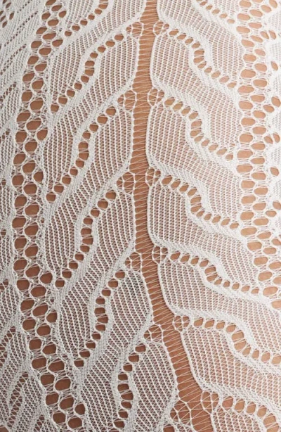 Nordstrom Openwork Mesh Tights In White