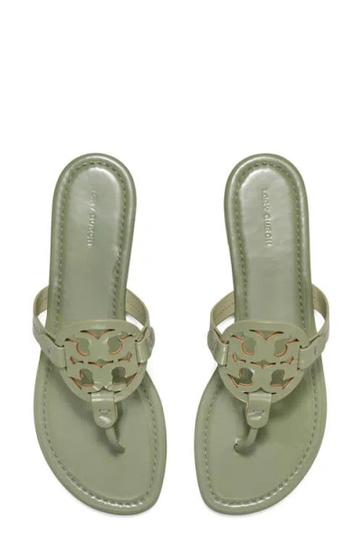Tory Burch Miller Thong Sandal In Green