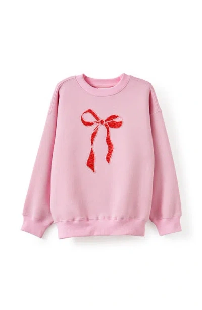 Cotton On Kids Kid's Sammy Oversized Crew In Pink