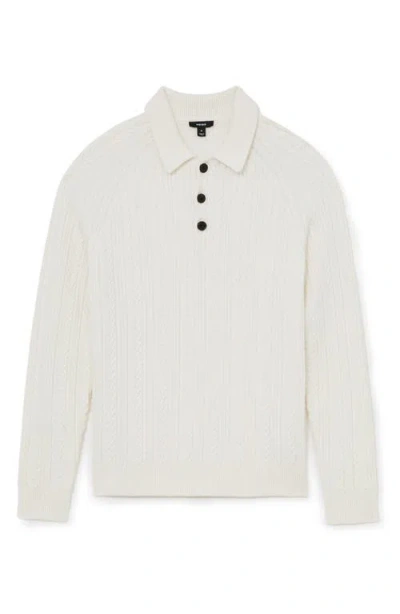 Reiss Evesham Polo Sweater In White