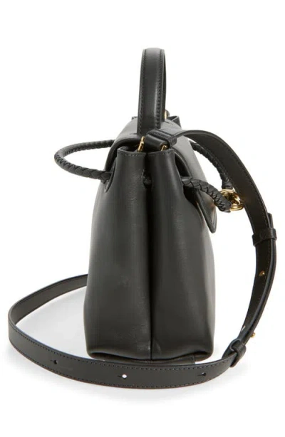 Bottega Veneta Small Ciao Ciao Knot Detail Leather Top Handle Bag In Black