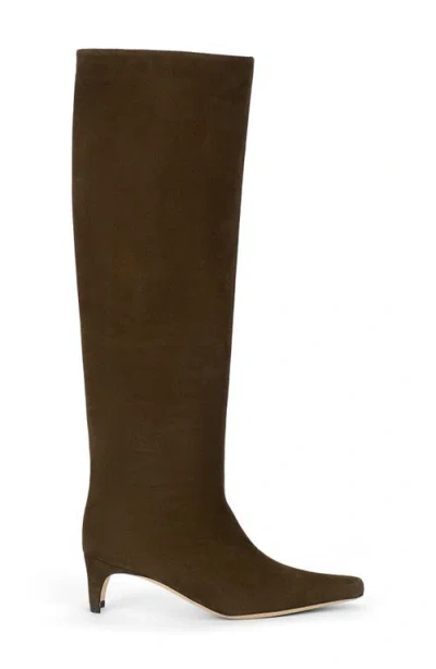 Staud Wally Knee High Boot In Brown