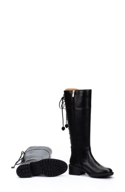 Pikolinos Medina Riding Boot In Black
