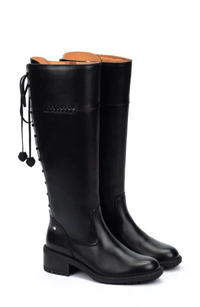 Pikolinos Medina Riding Boot In Black