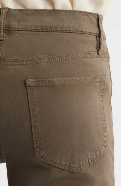 Frame Modern Straight Leg Five-pocket Twill Pants In Brown