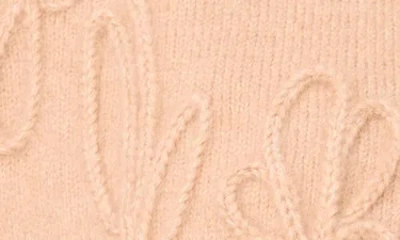 Cece Women's Flower Embroidery Long Sleeves Cardigan Sweater In Neutral