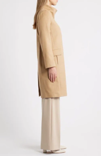 Fleurette Milly Cashmere Coat In Brown