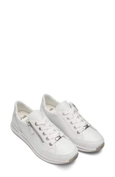 Ara Oleanna Zip Sneaker In White