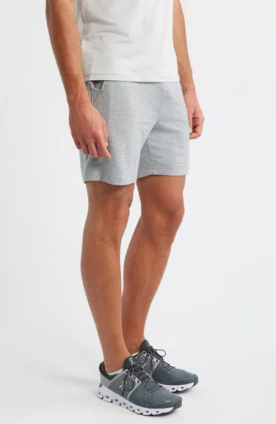 Free Fly Lightweight Fleece Sweat Shorts In Gray