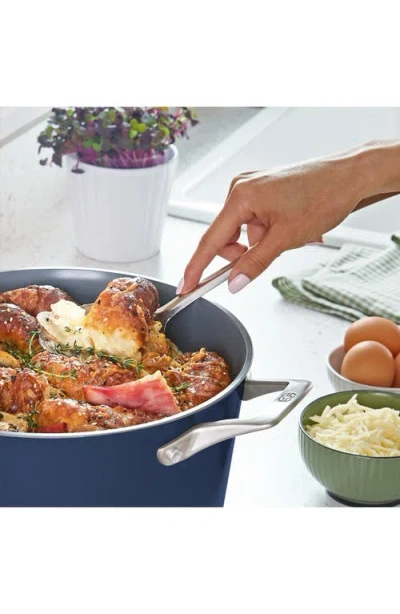 Calphalon Premier Ceramic Nonstick 7-quart Dutch Oven With Lid In Silver