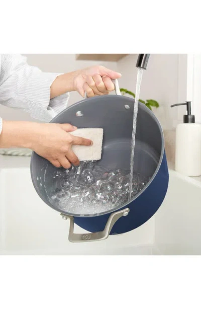 Calphalon Premier Ceramic Nonstick 7-quart Dutch Oven With Lid In Silver