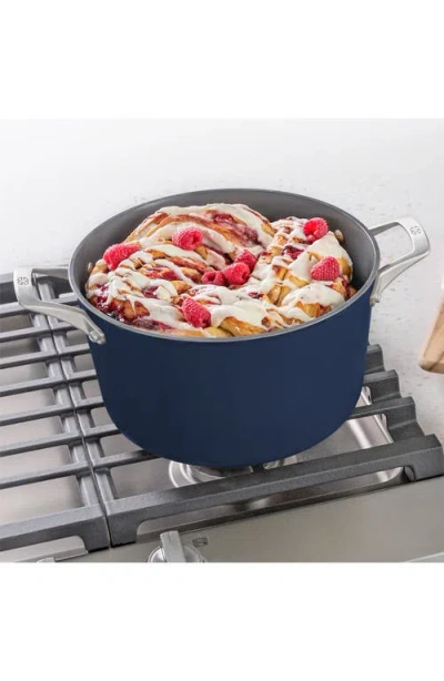 Calphalon Premier Ceramic Nonstick 7-quart Dutch Oven With Lid In Silver