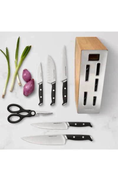 Calphalon Premier 7pc Knife Set With Sharpin Edgetech In Black
