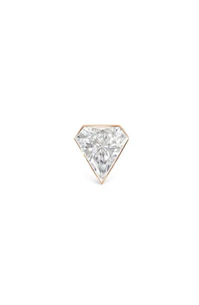 Maria Tash Invisible Set Single Diamond Stud Earring In Gold