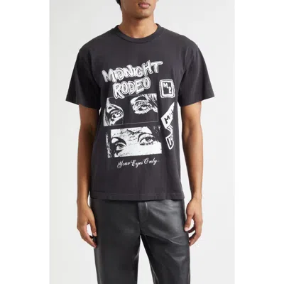 Midnight Rodeo Your Eyes Only Graphic T-shirt In Black