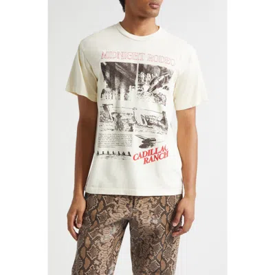 Midnight Rodeo Cadillac Ranch Graphic T-shirt In White