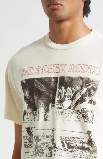 Midnight Rodeo Cadillac Ranch Graphic T-shirt In White