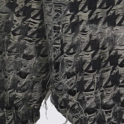 Diesel Grey Cotton Casual Jacket In Gray