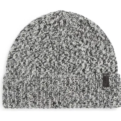 Vince Brushed Marled Cashmere Cuffed Hat In Gray