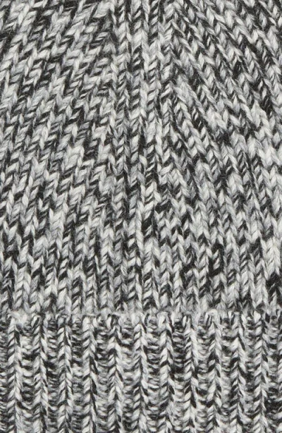 Vince Brushed Marled Cashmere Cuffed Hat In Gray