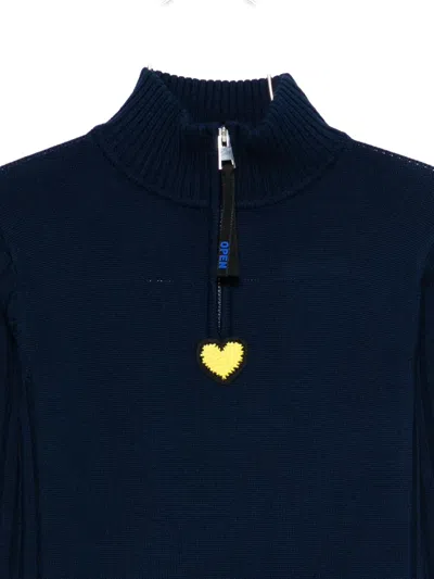 Rossignol X Jcc Merib Half-zip Sweater In Blue