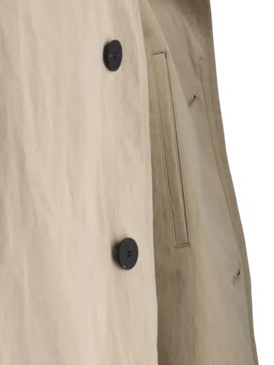 Studio Nicholson Beige Structured Jacket With Minimalist Design In Multi