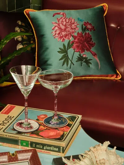 La Doublej Cushion In Green
