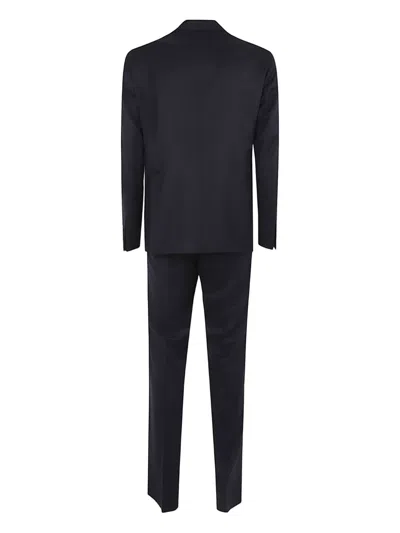Tagliatore Men Suit In Wool And Cashmere In Blue