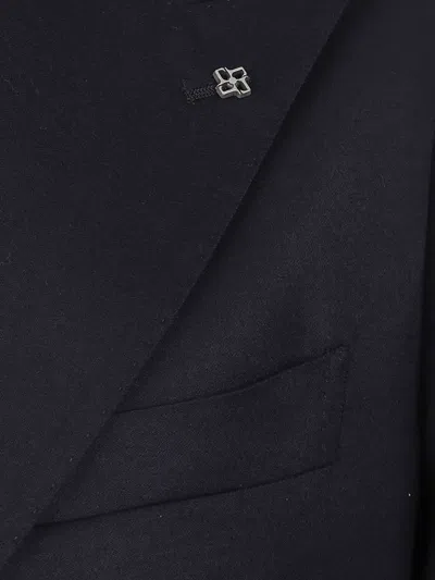 Tagliatore Men Suit In Wool And Cashmere In Blue
