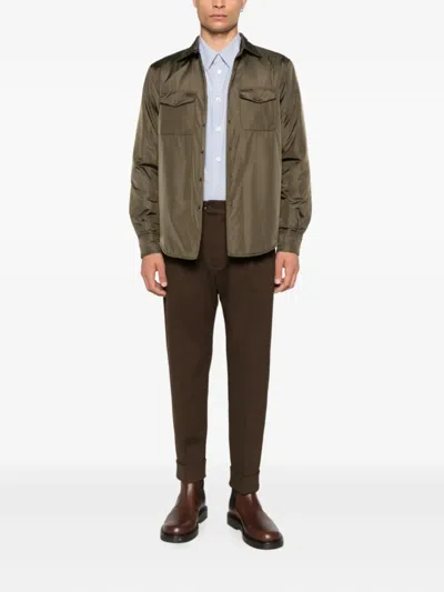 Aspesi Zip Shirt In Green