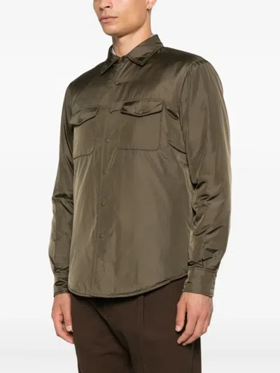 Aspesi Zip Shirt In Green