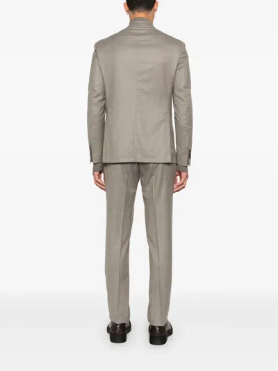 Luigi Bianchi Mantova Single-breasted Suit In Gray