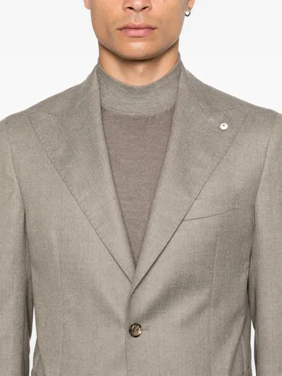 Luigi Bianchi Mantova Single-breasted Suit In Gray