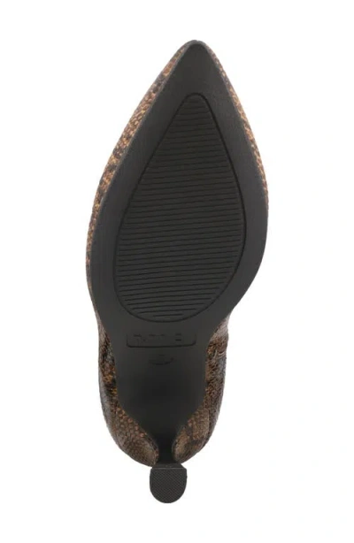 Mia Ediva Pointed Toe Bootie In Animal Print