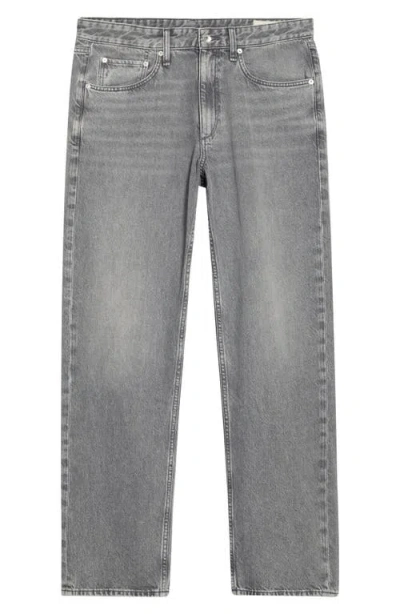 Rag & Bone Fit 4 Authentic Rigid Straight Leg Jeans In Gray