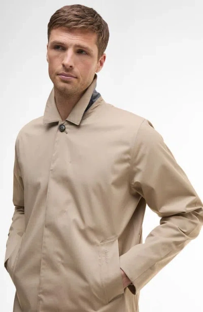 Barbour Lorden Waterproof Mac Jacket In Gray