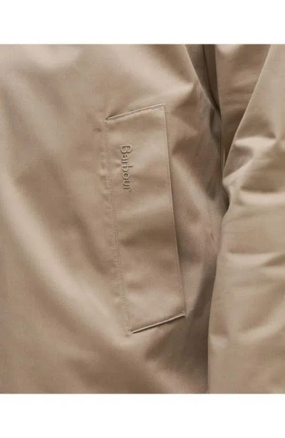 Barbour Lorden Waterproof Mac Jacket In Gray
