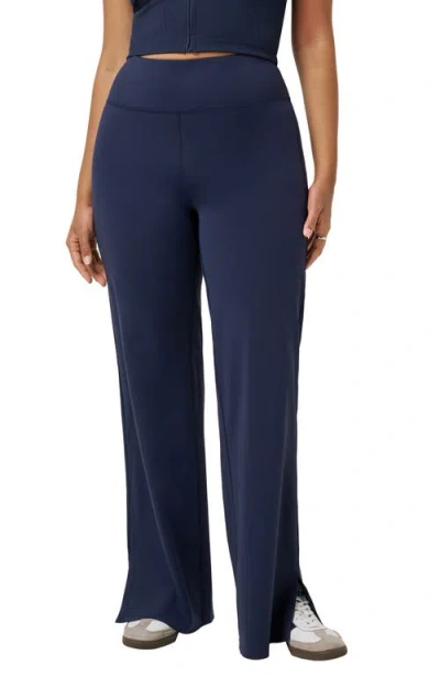 Travismathew Moveknit Bonded Pants In Blue