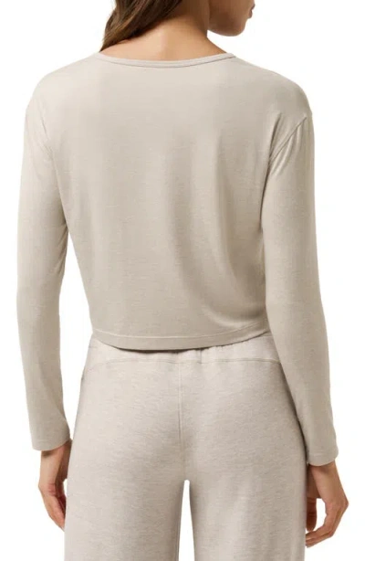 Travismathew Celestia Long Sleeve Performance T-shirt In Neutral