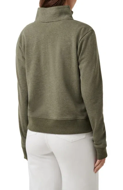 Travismathew Cloud Half Zip Pullover In Green