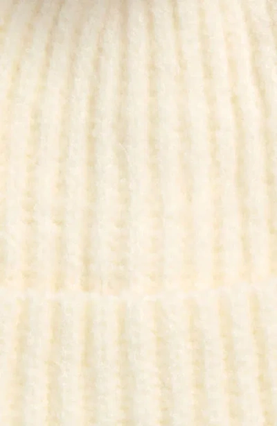 Capelli New York Kids' Fuzzy Knit Pompom Beanie & Gloves Set In White