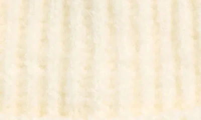 Capelli New York Kids' Fuzzy Knit Pompom Beanie & Gloves Set In White