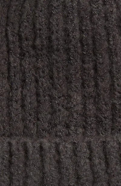 Capelli New York Fuzzy Yarn Beanie & Mittens Set In Black