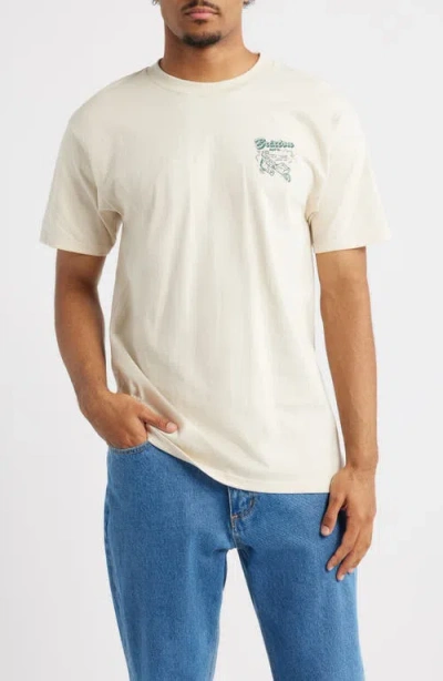 Brixton Dig It Graphic T-shirt In White