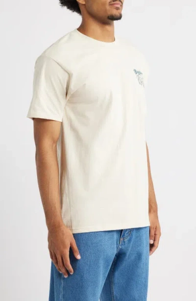 Brixton Dig It Graphic T-shirt In White