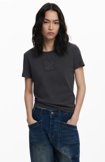 Desigual Tapered Utility Jeans In Blue