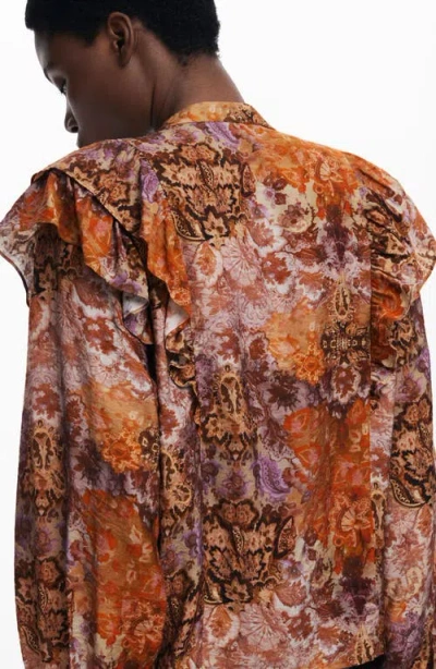 Desigual Paisley Button-up Shirt In Multi